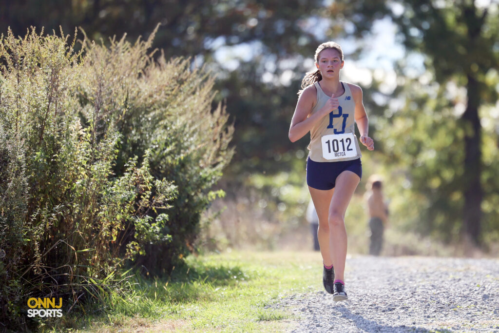 Pope John girls cross country at NJAC Championship