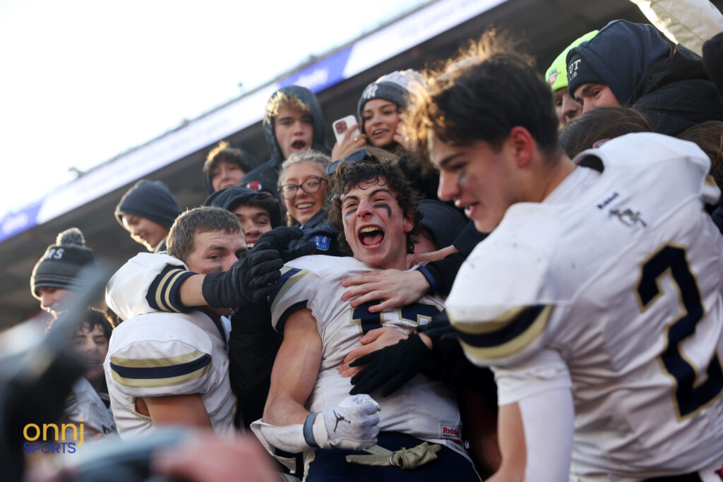 Old Tappan celebrates their 2024 NJSIAA Football Group 3 Championship.